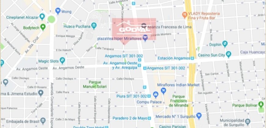 Venta de Departamento Dúplex y Estacionamiento en Miraflores